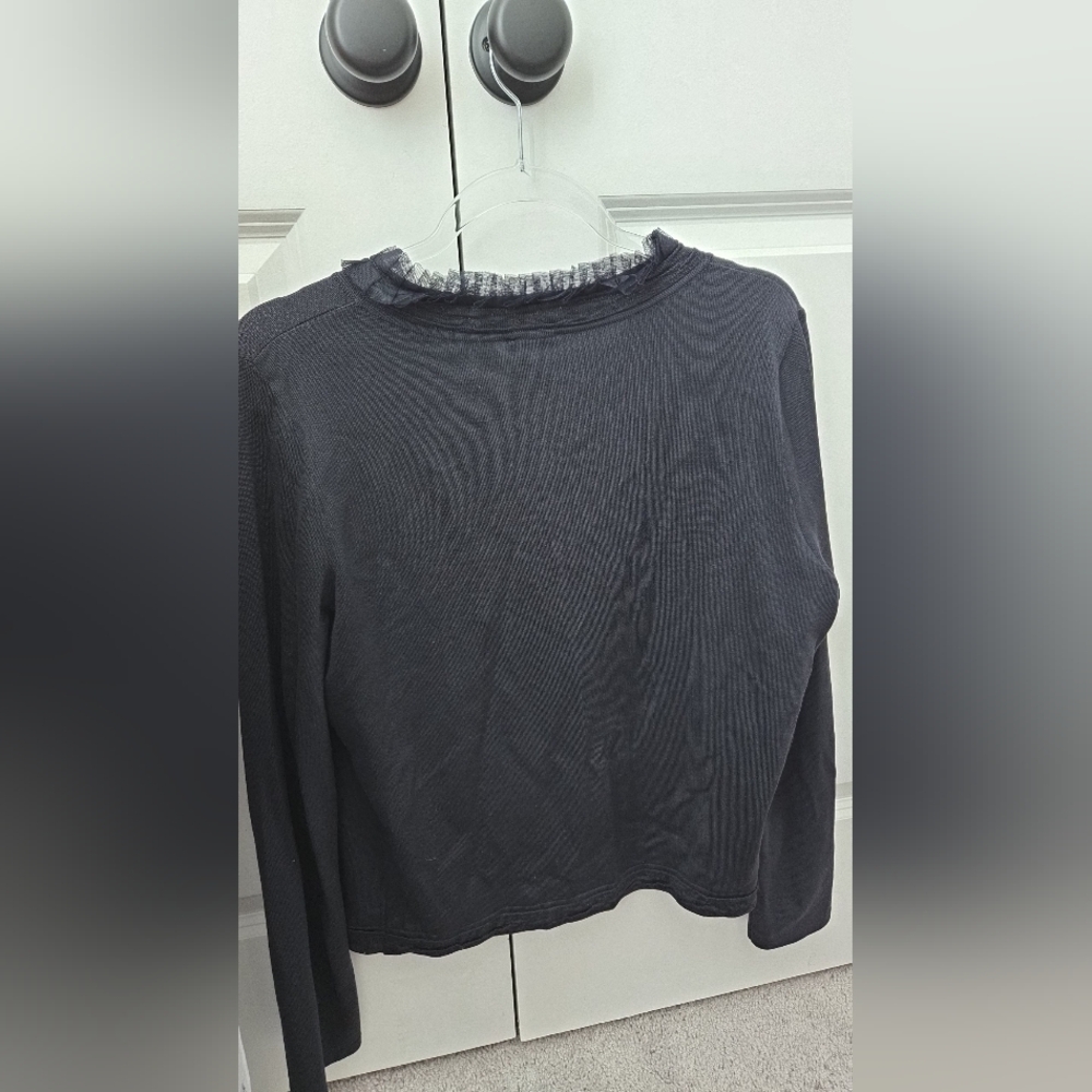 CHANEL Navy Knit Cardigan - Picture 3 of 6